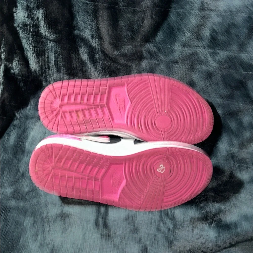 Nike Air Jordan Low Black White Pink Sneakers